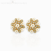 Doris Day Faux Pearl - Earrings